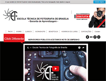 Tablet Screenshot of fotoescoladigital.com.br